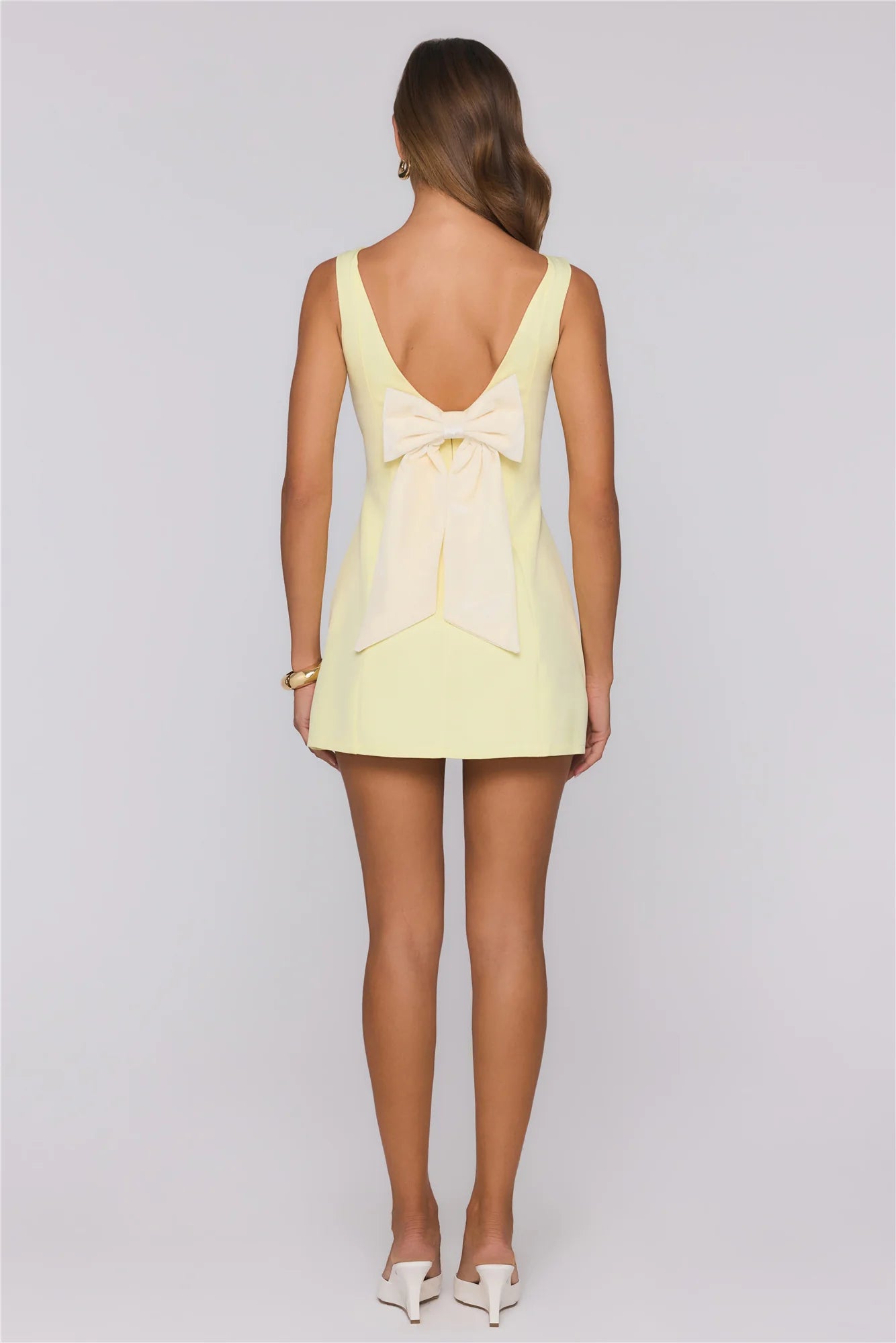 She Is The Mood Mini Dress Yellow