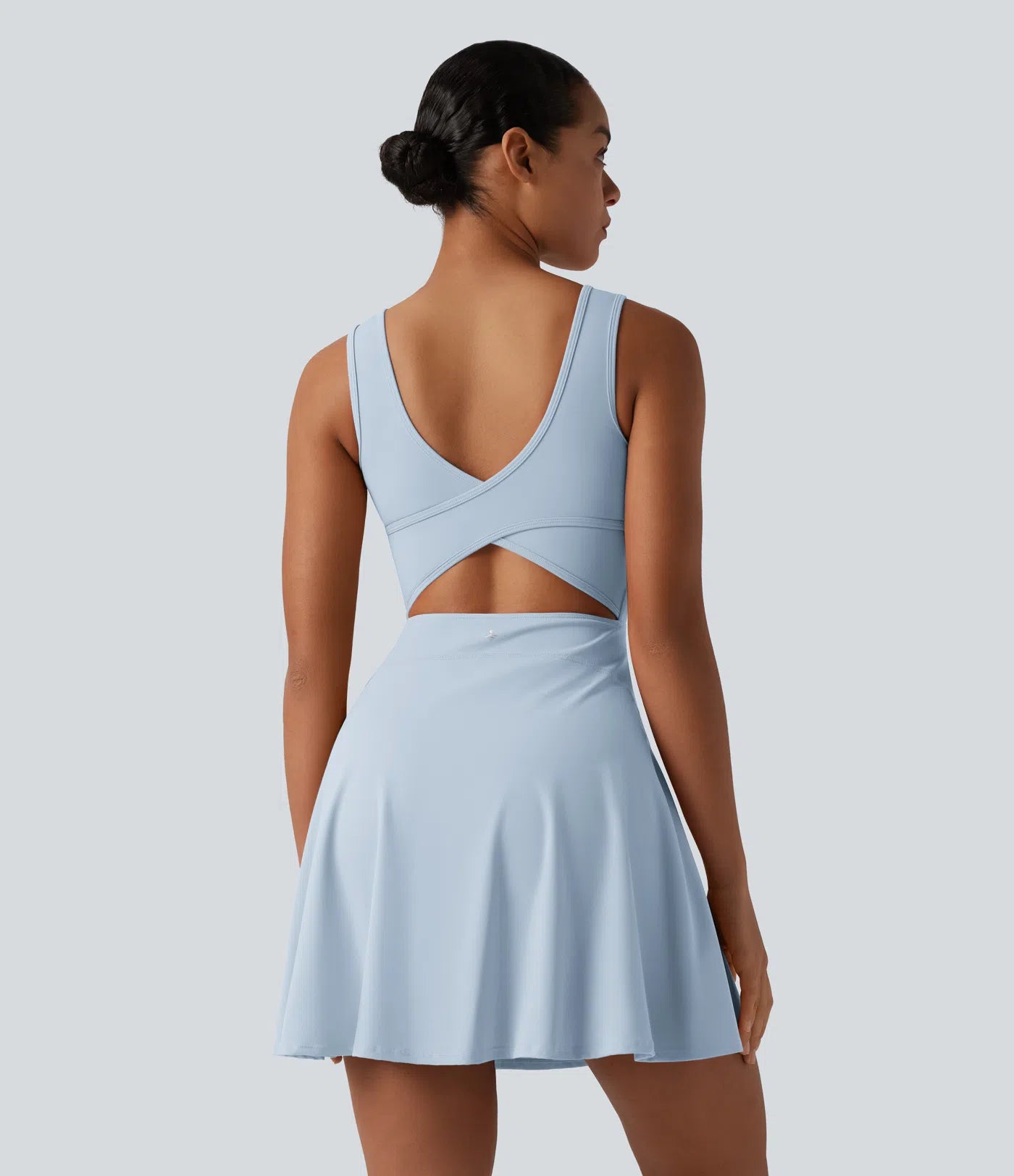 Airy 2-in-1 Cool Touch Mini Dance Active Dress with Pockets-Easy Peezy Edition-Longer Length