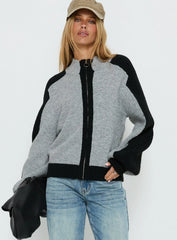 Asrar Jumper Grey / Black